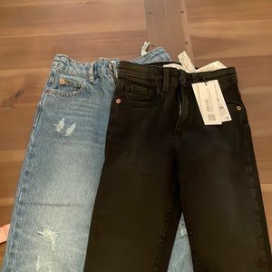 Zara girls size 8 & 9 jeans